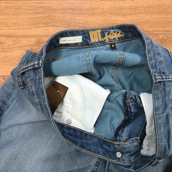 Kut From the Kloth JANE Super Flare Jeans size 8 VINTAGE JEANS - Picture 11 of 12